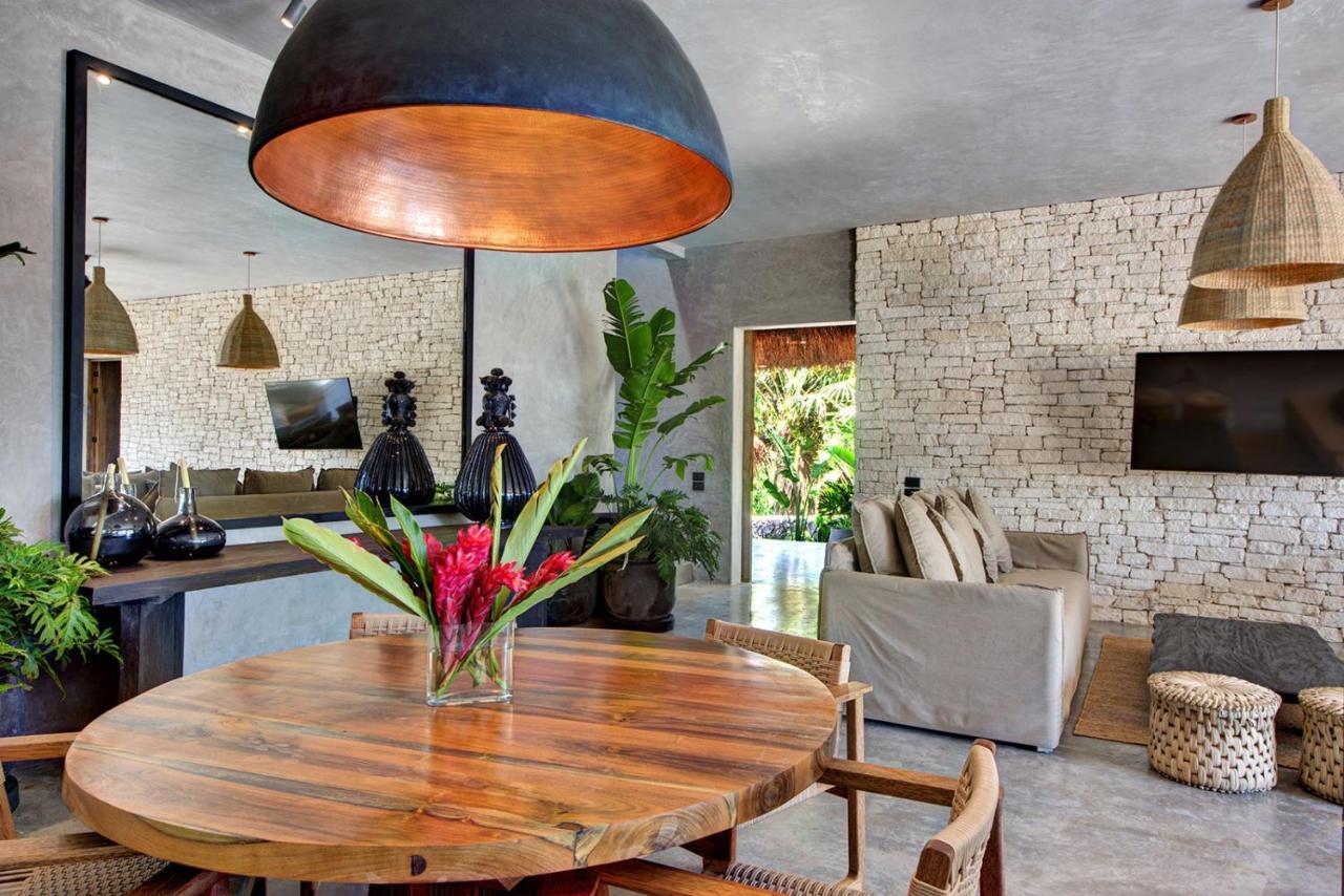 Beachfront Villa In Tankah Bay ตูลุม ภายนอก รูปภาพ