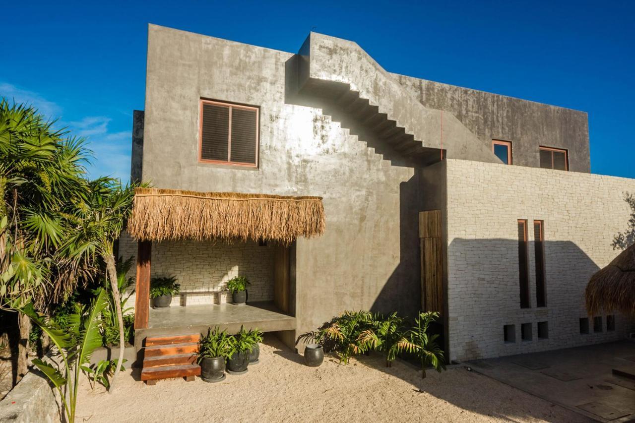 Beachfront Villa In Tankah Bay ตูลุม ภายนอก รูปภาพ