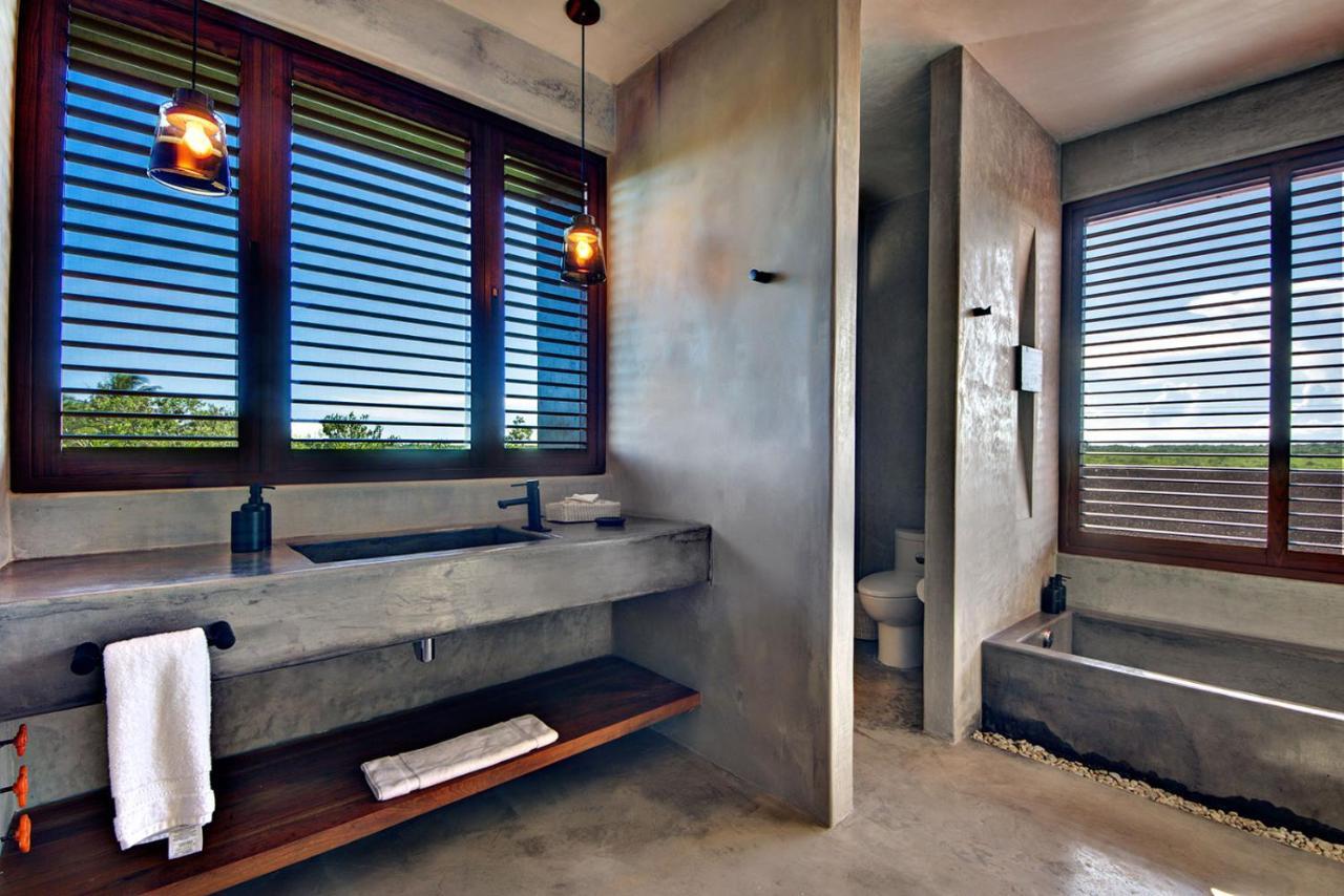 Beachfront Villa In Tankah Bay ตูลุม ภายนอก รูปภาพ