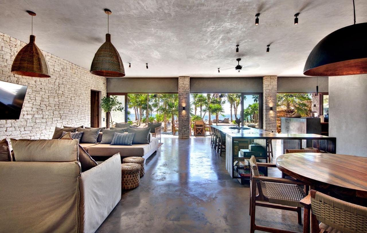 Beachfront Villa In Tankah Bay ตูลุม ภายนอก รูปภาพ